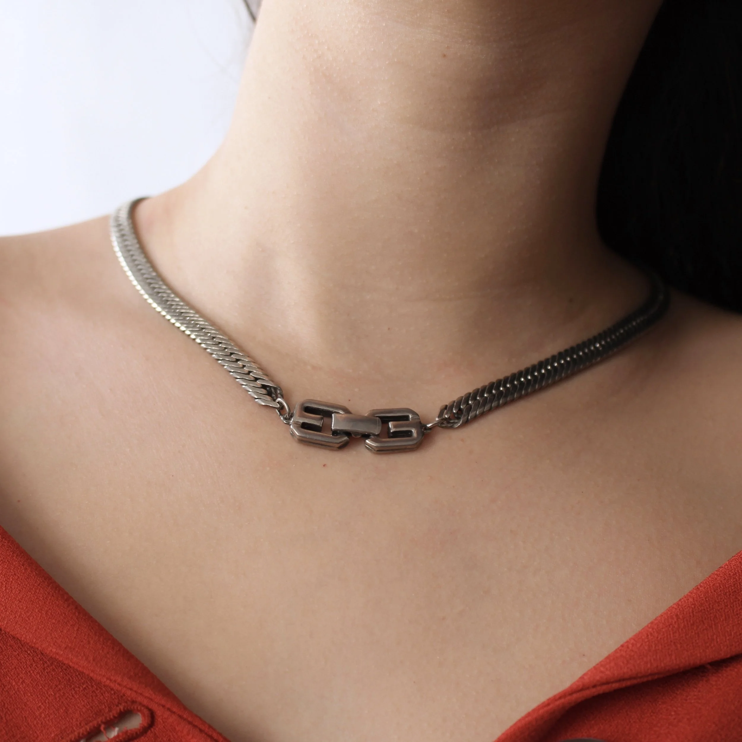 Vintage Givenchy Snake Chain Necklace — Wornable